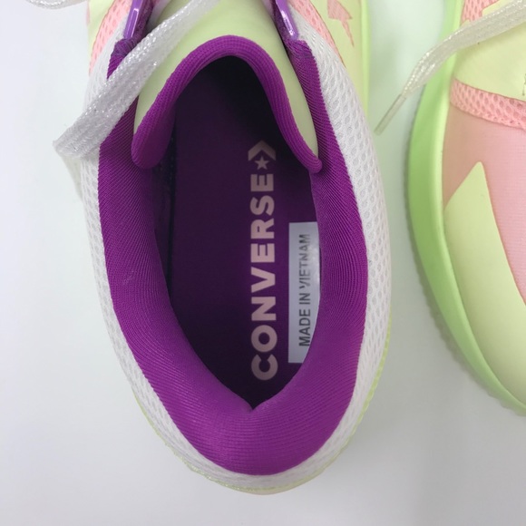 Converse Run Star OX Volt Storm Pink W AUTHENTIC - Picture 7 of 8